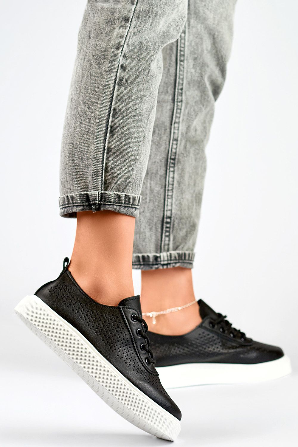 Eco Leather Platform Sneakers