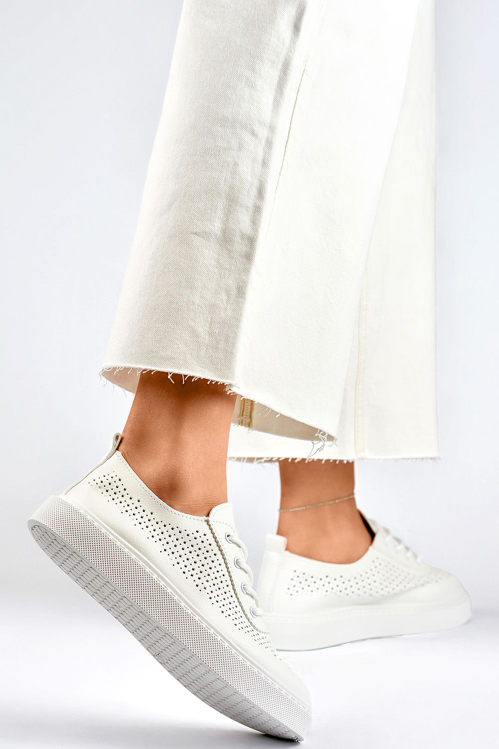 Eco Leather Platform Sneakers