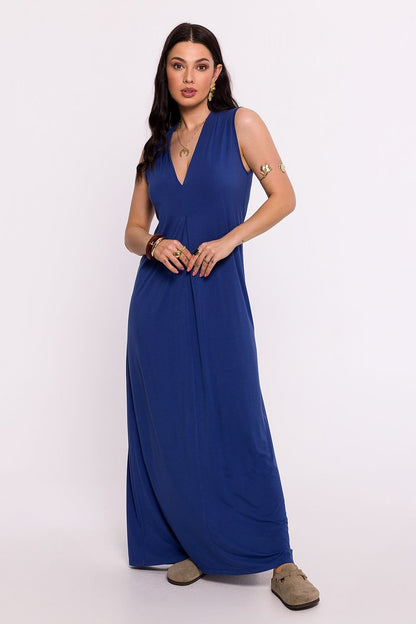 V-Neck Elegance Maxi Dress