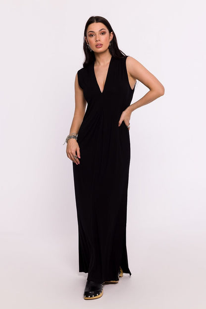 V-Neck Elegance Maxi Dress