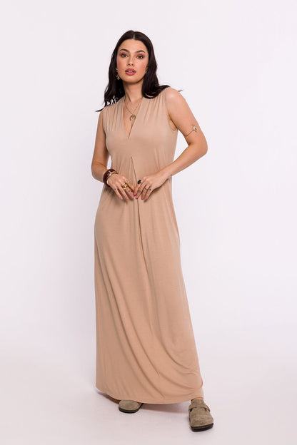 V-Neck Elegance Maxi Dress