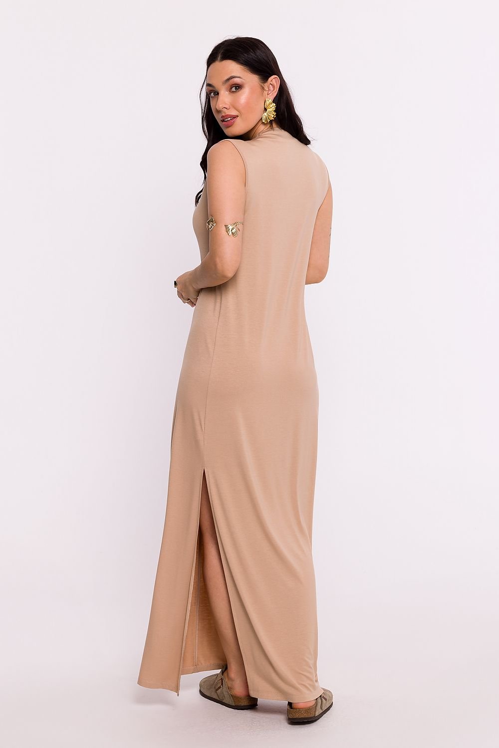 V-Neck Elegance Maxi Dress