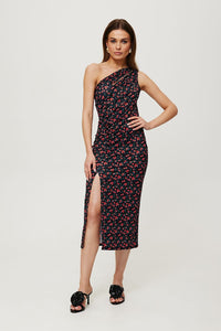 Chic Stretchy Midi Dress