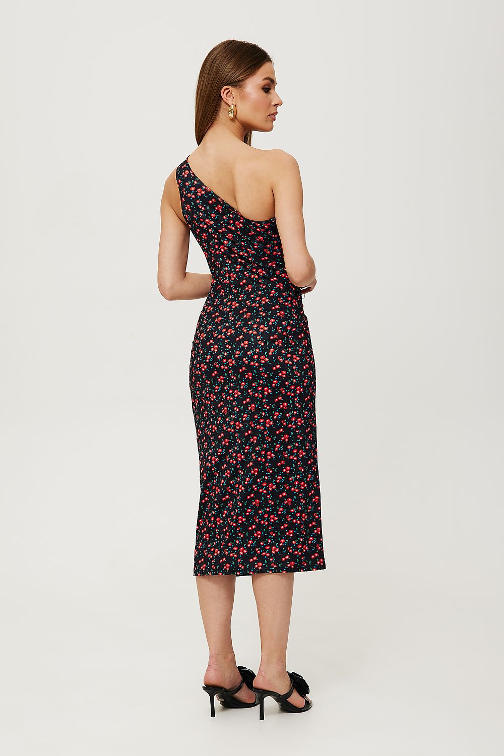 Chic Stretchy Midi Dress