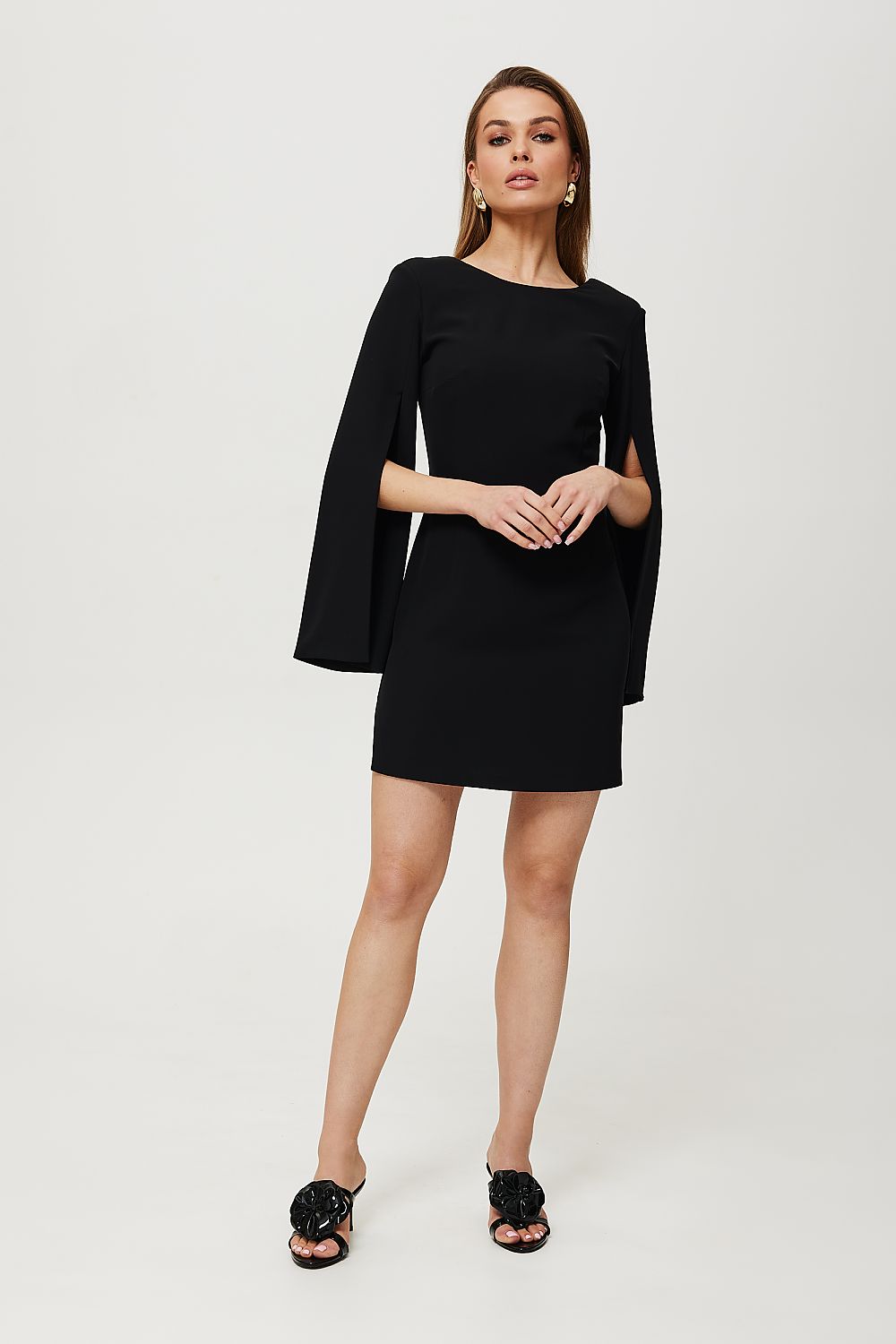 Luxurious Fabric Cocktail Dress with V Back - Michelle & Kenza Co.