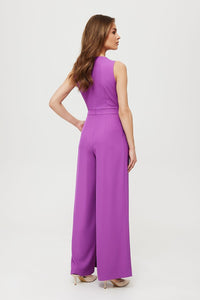 Elegant Sleeveless Jumpsuit with Pockets