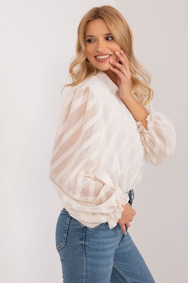 Elegant Variegated Texture Shirt