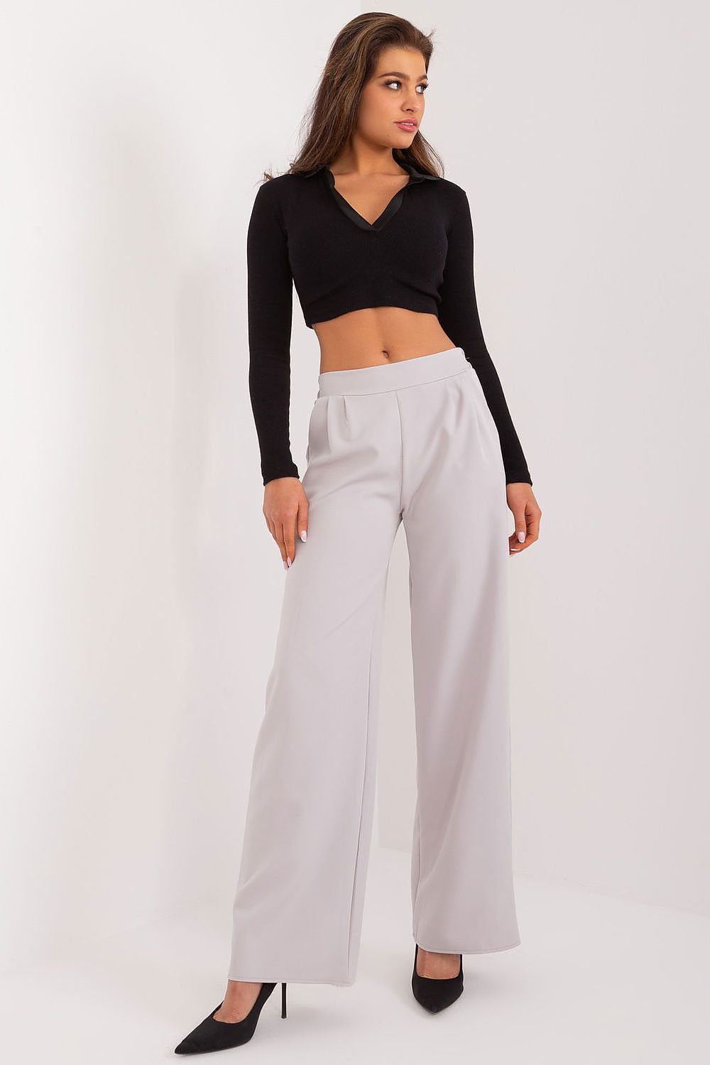 Sophisticated High-Waist Trousers