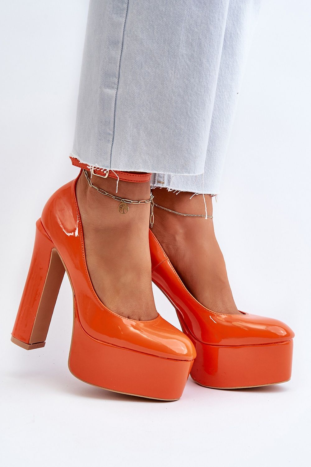 Comfortable Eco Leather Platform Pumps