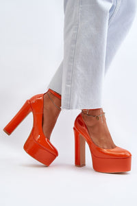 Comfortable Eco Leather Platform Pumps