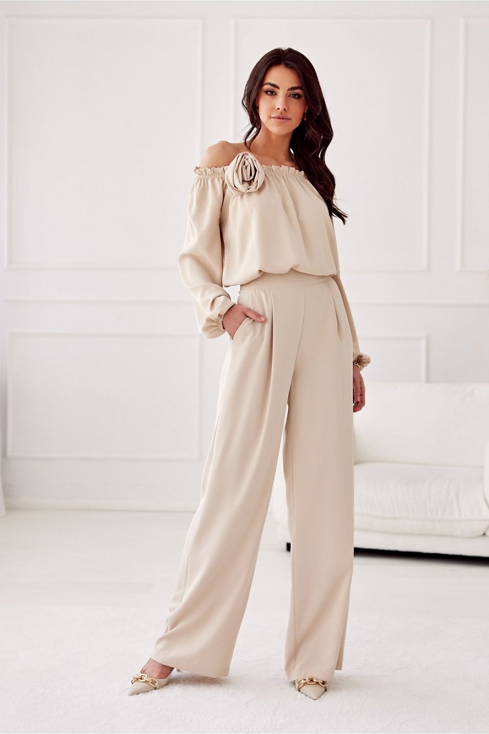 Chic High-Waisted Trousers