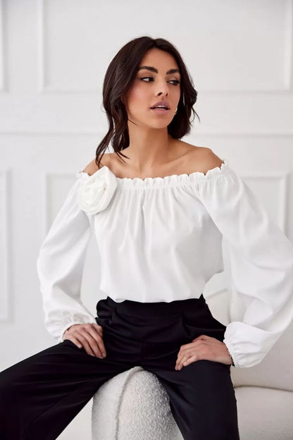 Satin Spanish Blouse