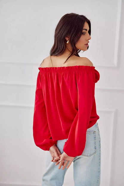 Satin Spanish Blouse