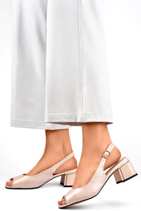 Eco-Friendly Block Heel Pumps