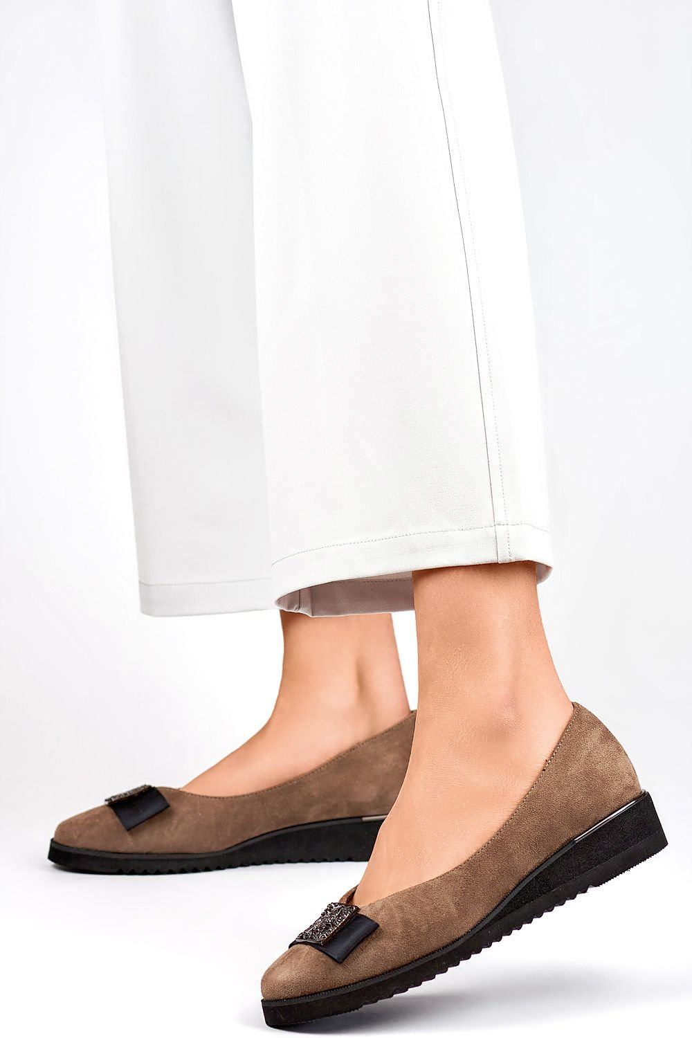 Eco-Suede Cat's Eye Pumps