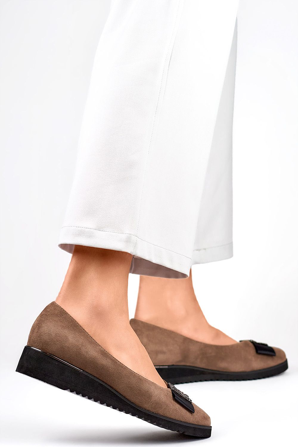 Eco-Suede Cat's Eye Pumps