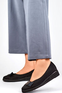 Eco-Suede Cat's Eye Pumps