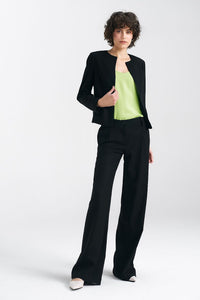 Relaxed Fit Wide-Leg Trousers