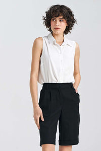 Amelia Sleeveless Viscose Shirt