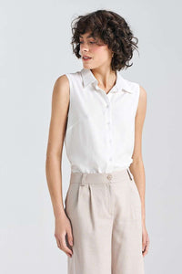 Amelia Sleeveless Viscose Shirt