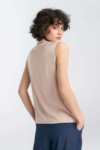 Amelia Sleeveless Viscose Shirt