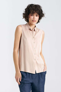 Amelia Sleeveless Viscose Shirt