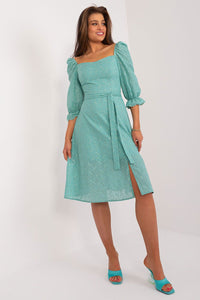 Flared Cotton Midi Summer Dress