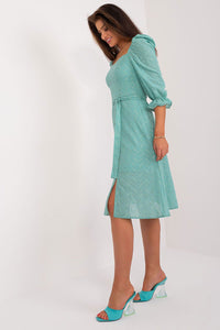 Flared Cotton Midi Summer Dress