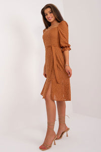 Flared Cotton Midi Summer Dress