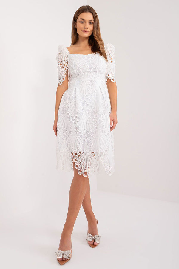 Elegant Flared Midi Cocktail Dress