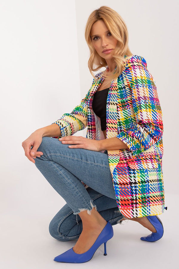 Elegant Check Blazer for Women