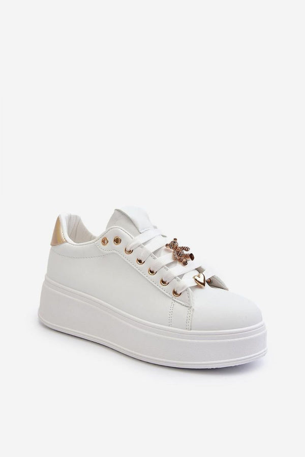 Studded Eco Leather Platform Sneakers