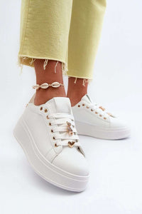 Alicia Eco Leather Platform Sneakers