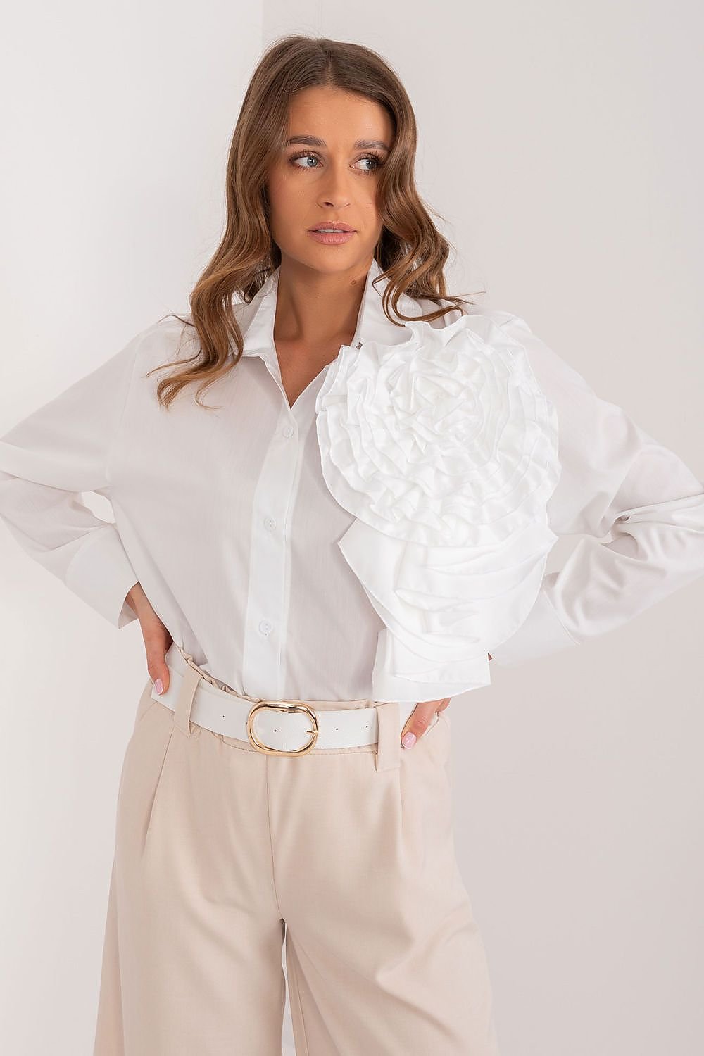 Chic Floral Button-Up Shirt