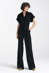 Elegant Linen Blend Jumpsuit