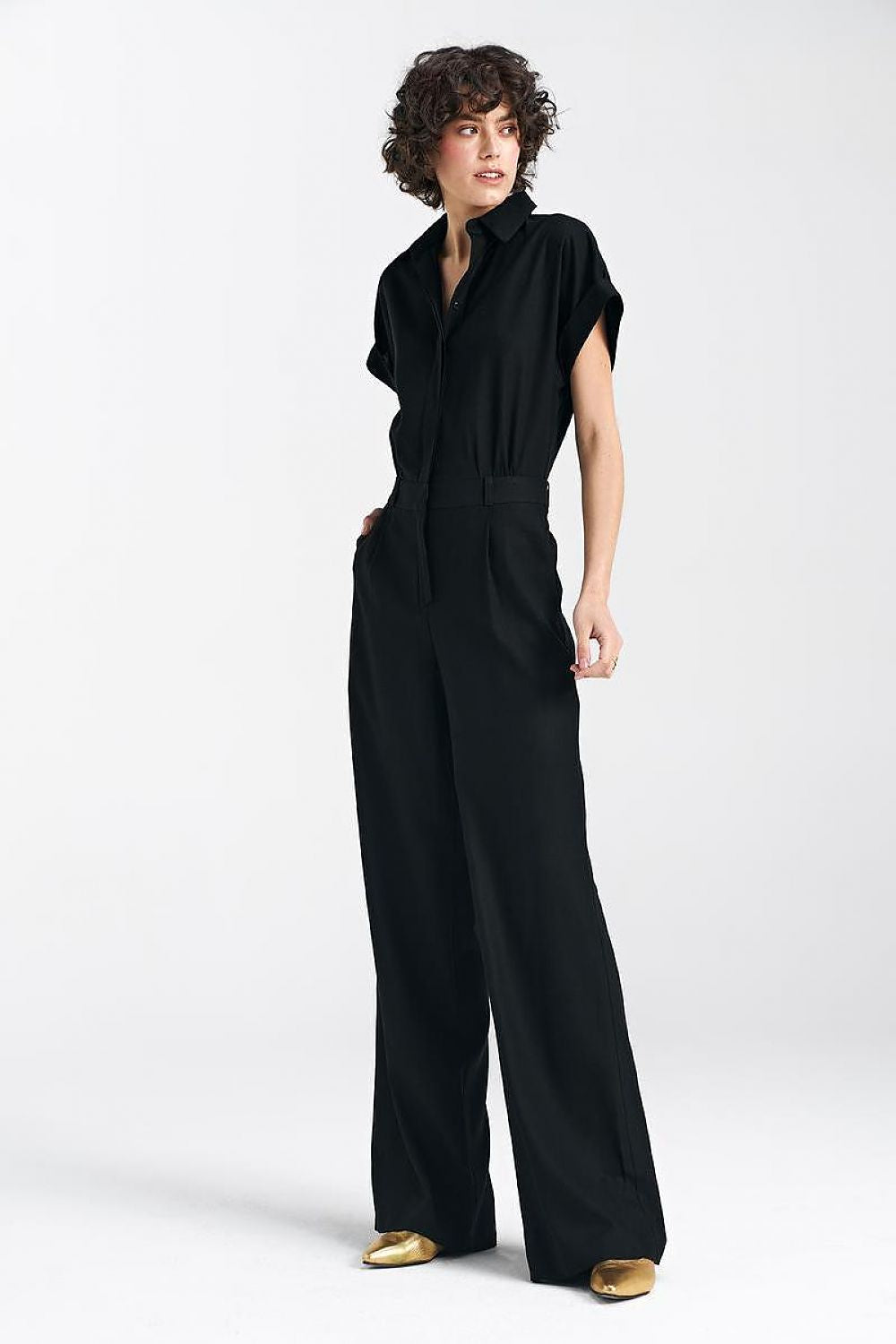 Elegant Linen Blend Jumpsuit