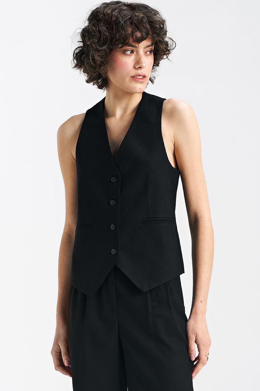 Stylish Linen Blend Vest