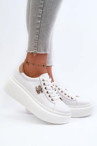 Stylish Platform Leather Sneakers