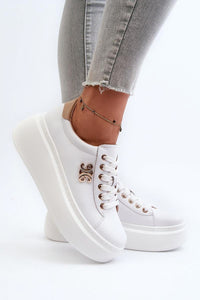 Stylish Platform Leather Sneakers