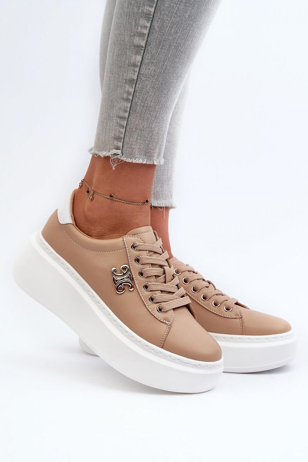 Stylish Platform Leather Sneakers