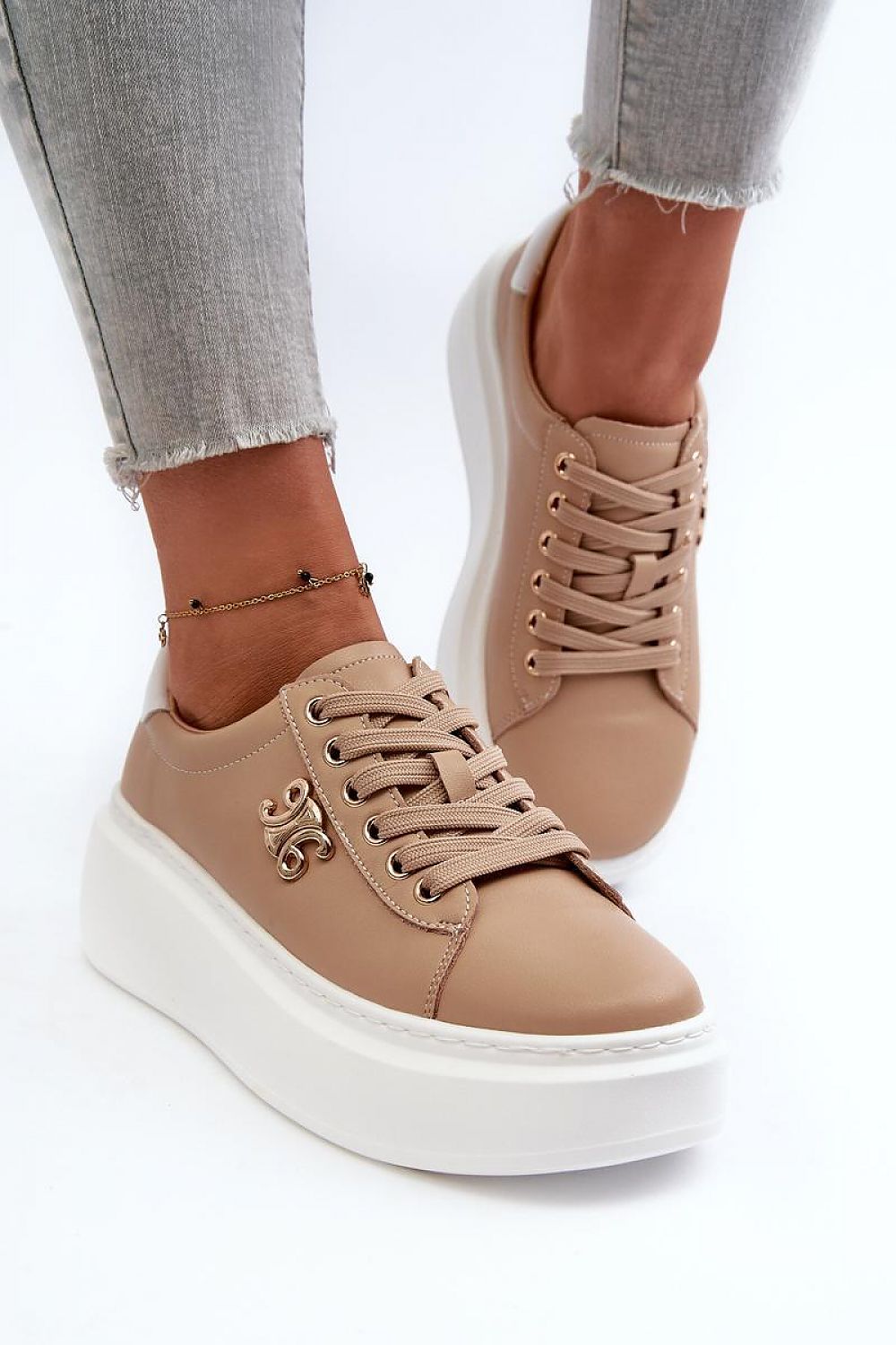 Stylish Platform Leather Sneakers