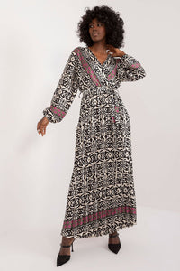 Elegant Long Sleeve Maxi Dress