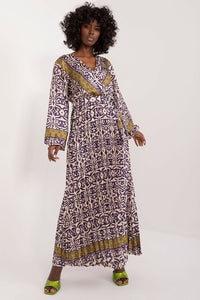 Elegant Long Sleeve Maxi Dress