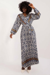 Elegant Long Sleeve Maxi Dress