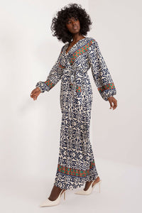 Elegant Long Sleeve Maxi Dress