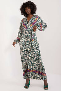 Elegant Long Sleeve Maxi Dress