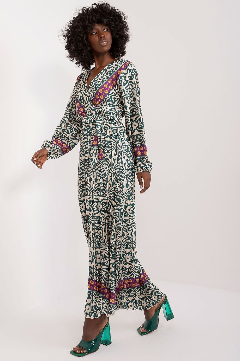 Elegant Long Sleeve Maxi Dress