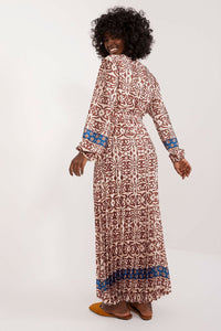 Elegant Long Sleeve Maxi Dress