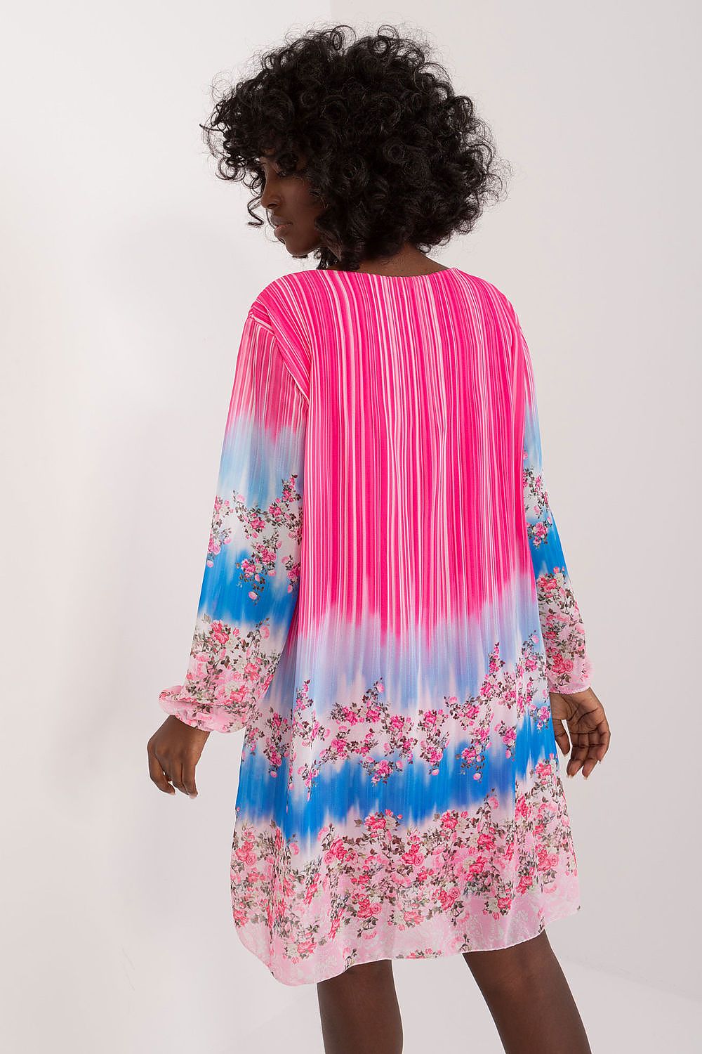 Colourful Dusk Print Dress