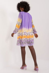 Colourful Dusk Print Dress